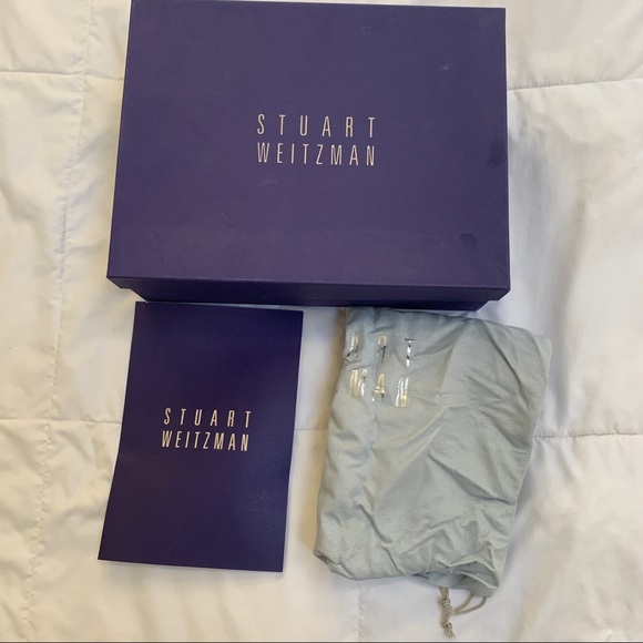 Stuart Weitzman Adobe Aniline patent clear heels - Picture 8 of 11